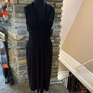 NWT Jones New York Black Midi Dress